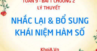 Hàm số là gì? Đồ thị hàm số, Thế nào là hàm số đồng biến, nghịch biến - Toán 9 bài 1